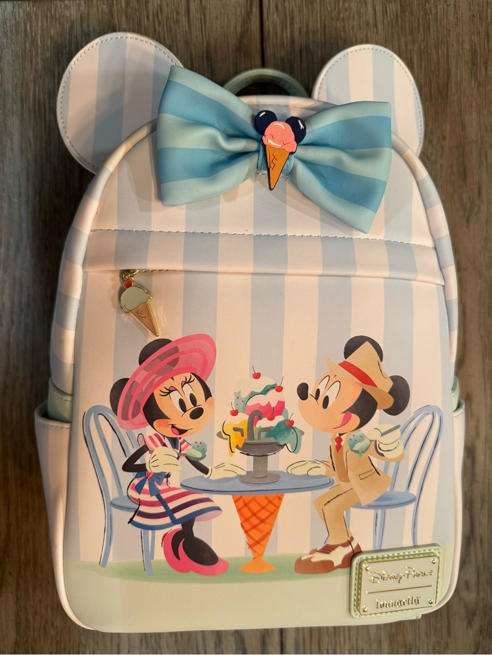 Loungefly Disney Parks Beach Club Resort Ice Cream Minnie & Mickey
Mini Backpack - Picture 4 of 15